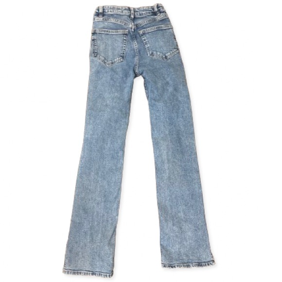 H&M Mid-rise bootcut/flared blue jeans - Picture 2 of 4